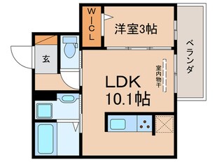 D-room松井山手南の物件間取画像